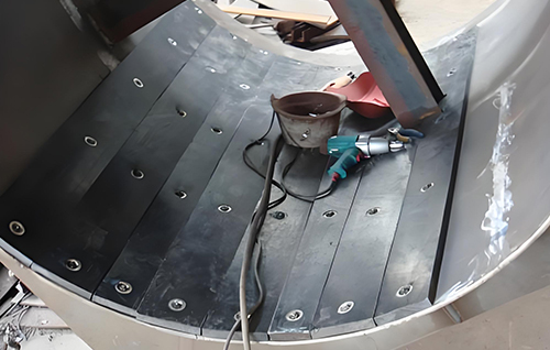 煤倉襯板應用實圖